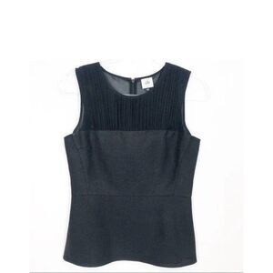 CAbi 8 Black Bustier Blouse Top #3080 Snake Print Sleeveless Women Medium